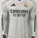 24/25 The Real Madrid Home Jersey (Long Sleeves)