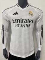 24/25 The Real Madrid Home Jersey (Long Sleeves)