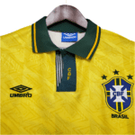 Jersey Selection Brazil Retro 1991/1993 Yellow - Image 3