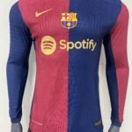 24/25 FC Barcelona Home Long Sleeve Jersey (Player Version)