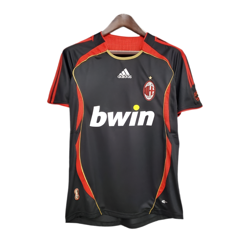 B4E3C114-0469-457D-8D90-E52CA294B982.png Jersey AC Milan Retro - 2006 Black - Image 1