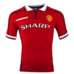 Jersey Manchester United Retro 98/99 com Patch - Red
