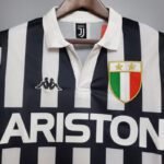 Jersey Juventus Retr?′ 1984/1985 - Black and White - Image 3