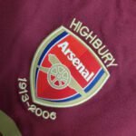 Arsenal Retro 2005-2006 Home Jersey Long Sleeve - Image 4
