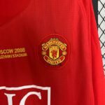 Manchester United Retro 2007-2008 Home Kit Long Sleeve - Image 5