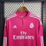 2014-2015 Retro Real Madrid Away Jersey Long Sleeve - Image 3