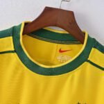 1998 Retro Brazil Home Jersey Long Sleeve - Image 5