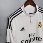 Retro 2014/2015 Real Madrid Home Long Sleeve - Image 3