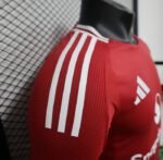 Machester United 2024/2025 Home Kit Long Sleeve - Image 5