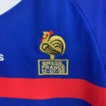 1998 Retro France Home Jersey Long Sleeve - Image 6