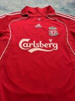 2006-2007 Retro Liverpool Home Jersey Long Sleeve - Image 3