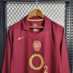 Arsenal Retro 2005-2006 Home Jersey Long Sleeve - Image 3