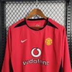 2002/2004 Retro Manchester United Home Long Sleeve - Image 3