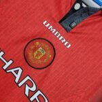 1996/1998 Retro Manchester United Home Long Sleeve - Image 5