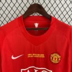Manchester United Retro 2007-2008 Home Kit Long Sleeve - Image 3