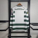 2001/2003 Retro Sporting Lisbon Home Jersey Long Sleeve - Image 2