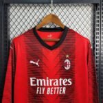 2023/2024 AC Milan Home Jersey Long Sleeve - Image 5