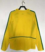 2002 Retro Brazil Home Jersey Long Sleeve - Image 2