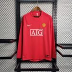 Manchester United Retro 2007-2008 Home Kit Long Sleeve