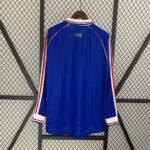 1998 Retro France Home Jersey Long Sleeve - Image 2