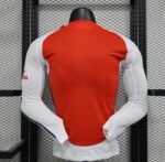 Arsenal 2024/2025 Home Kit Long Sleeve - Image 2