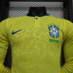 Brazil 2023/2024 Home Kit Long Sleeve - Image 3