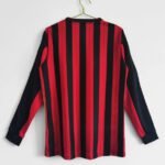 AC Milan Retro 2013-2014 Long Sleeve Home Kit - Image 2