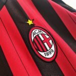 AC Milan Retro 2013-2014 Long Sleeve Home Kit - Image 3