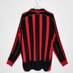 AC Milan Retro 2007-2008 Long Sleeve Home Kit - Image 2
