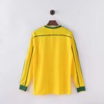 1998 Retro Brazil Home Jersey Long Sleeve - Image 2
