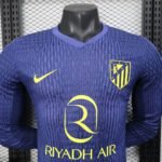 2025/2026 Atletico Madrid Away Kit Long Sleeve - Image 3