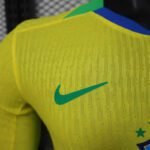 2025 Brazil Home Jersey Long Sleeve - Image 3