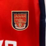 1998-1999 Retro Arsenal Home Jersey Long Sleeve - Image 4
