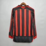 2006/2007 Retro AC Milan Home Jersey Long Sleeve - Image 2