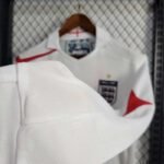 2006 Retro England Home Jersey Long Sleeve - Image 4