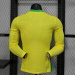 2025 Brazil Home Jersey Long Sleeve - Image 2