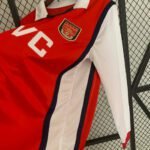 1998-1999 Retro Arsenal Home Jersey Long Sleeve - Image 7