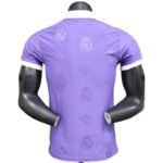 2025-26 Real Madrid Men's Polo Shirt Purple - Image 2