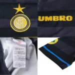 97-98 Inter Milan Retro Jersey Europa League Away - Image 5
