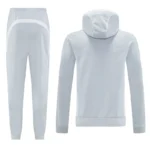 Real Madrid Training Kit Light Grey 2025-26 (Jacket+Pants) - Image 2