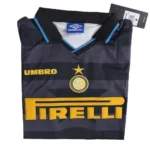 97-98 Inter Milan Retro Jersey Europa League Away - Image 3