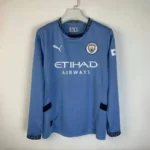 24-25 Manchester City Home Long Sleeve Jersey - Image 3