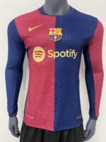 24/25 FC Barcelona Home Long Sleeve Jersey (Player Version)