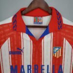 Jersey Atl??tico de Madrid Retro 1995/1996 - White and Red - Image 3