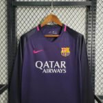2016/2017 Retro Barcelona Away Jersey Long Sleeve - Image 3