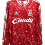 1989-1991 Retro Liverpool Home Jersey Long Sleeve
