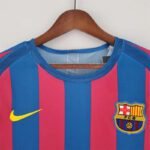 2005-2006 Retro Barcelona Home Jersey Long Sleeve - Image 3