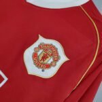 2006/2007 Retro Manchester United Home Long Sleeve - Image 4