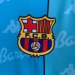 1995-1997 Retro Barcelona Away Jersey Long Sleeve - Image 4
