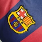 2014-2015 Retro Barcelona Home Jersey Long sleeve - Image 5